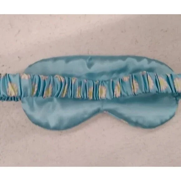 SLEEPING EYE MASK STONEY CLOVER LANE BLUE WITH DAISYS SLEEP MASK NEW - Picture 3 of 6